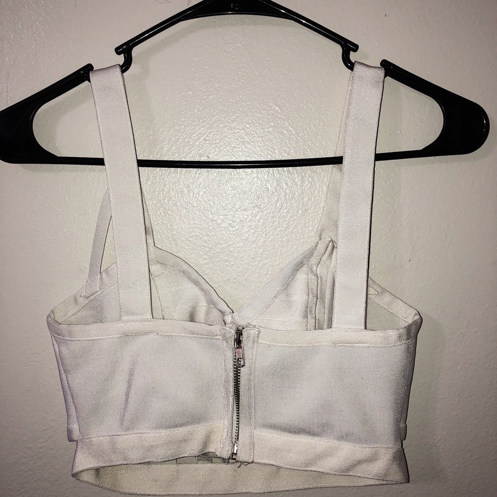 Bandage White crop top - Picture 6 of 6